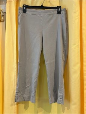 Counterparts Tan Cropped Ankle Jeans with Button Hem